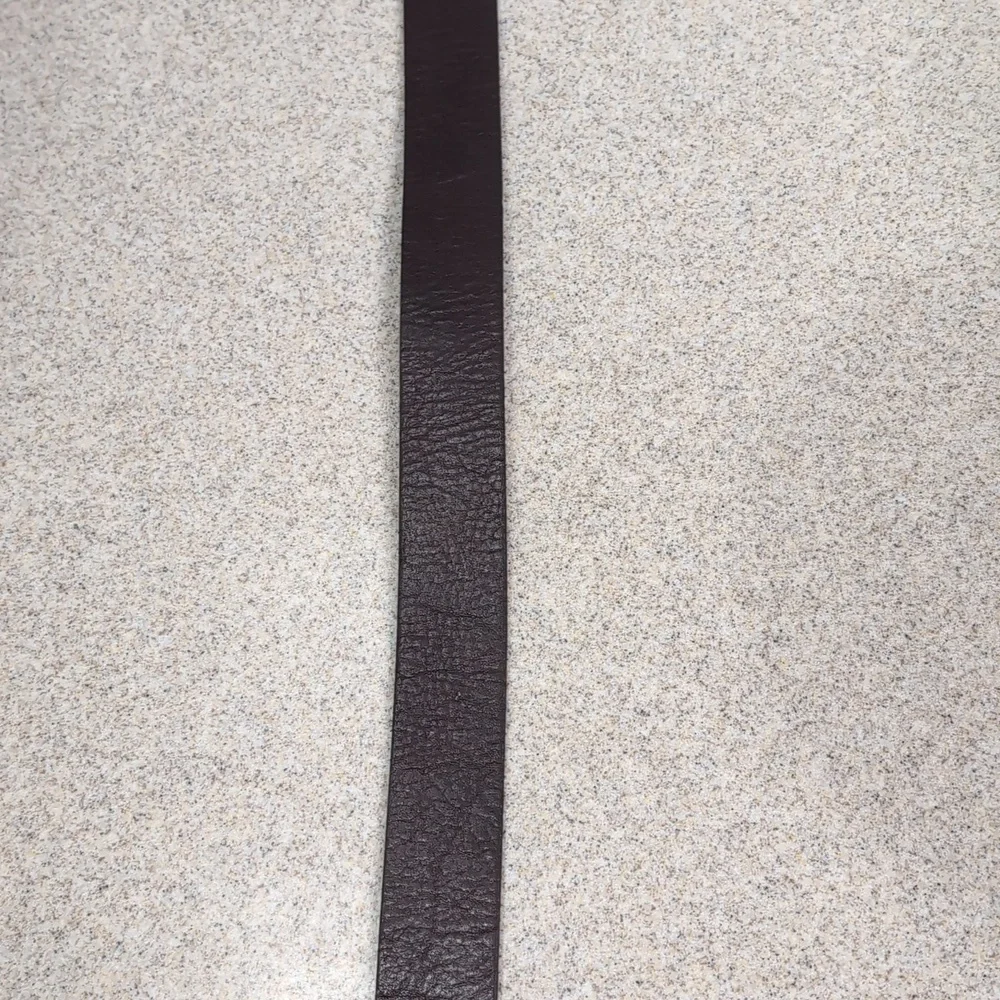 Fossil Brown Leather Belt, Size Men's Large